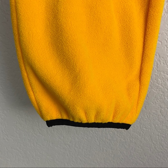 Forever 21 Sweatpants Fleece Yellow Size Medium - Picture 2 of 5